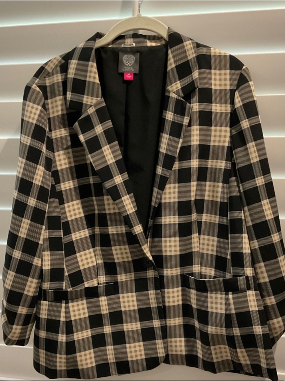 Vince Camuto Black Blazer with Pink Size Tag